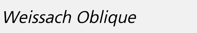 Weissach Oblique